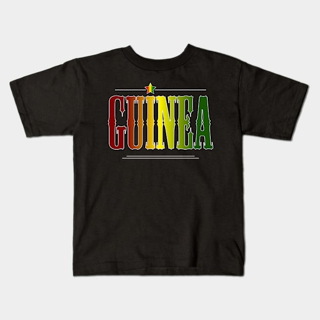 Guinea Tee Kids T-Shirt by Masrofik